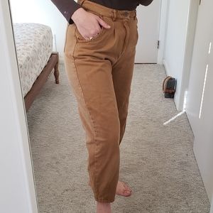 High Waist Parachute Jeans
